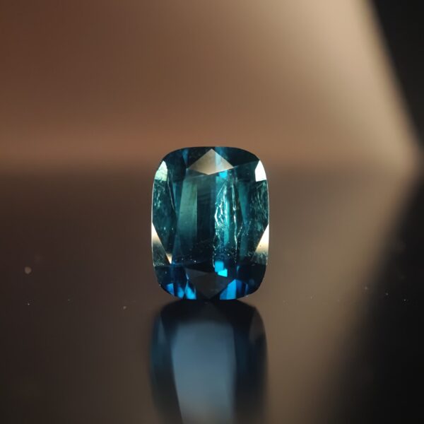 Blue Tourmaline 8.22ct Cushion From Afghanistan