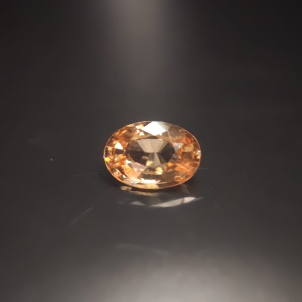 Peach Grossular Garnet 1.73ct Oval - Madagascar