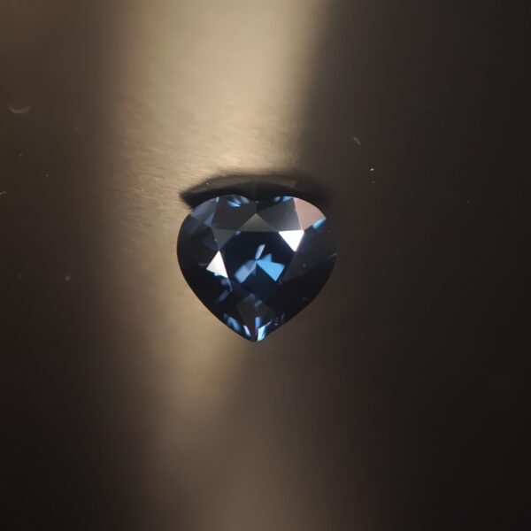 Deep Blue Spinel 2.68ct Heart - Tanzania