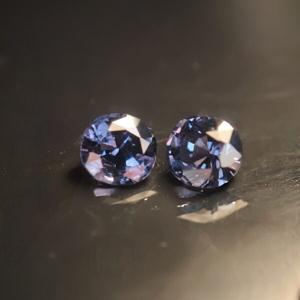Cobalt Blue Spinel Pair 4.24ct Oval - Tanzania