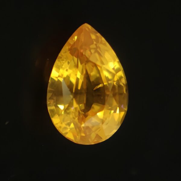 Yellow Sapphire 2.10ct Pear From Sri Lanka
