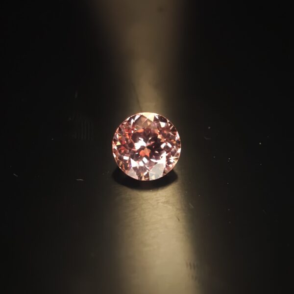 Peach Tourmaline 4.03ct Round From Zambia