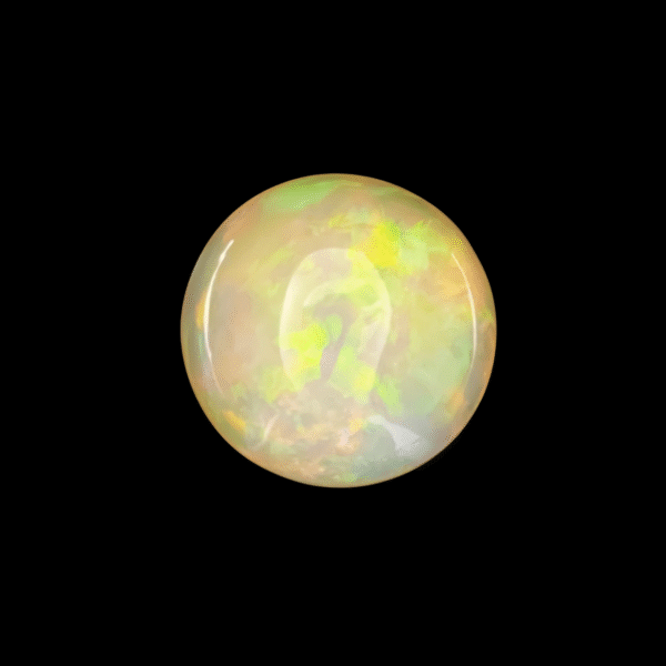 Play Of Color Opal 19.12ct Round From Ethiopia