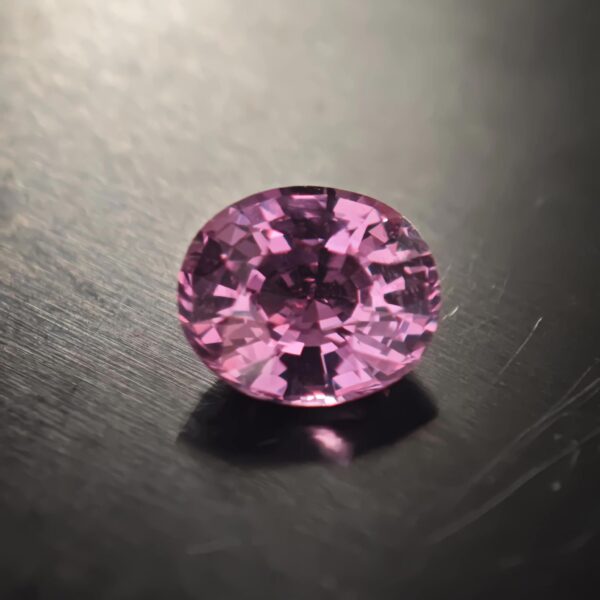 Vibrant Pink Sapphire 1.54ct Oval From Sri Lanka