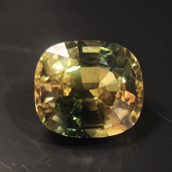 Parti-Color Sapphire 2.93ct Cushion From Vietnam