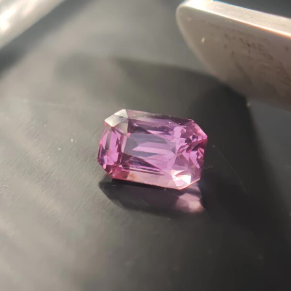 Pink Mahenge Spinel 1.60ct Octagon From Tanzania
