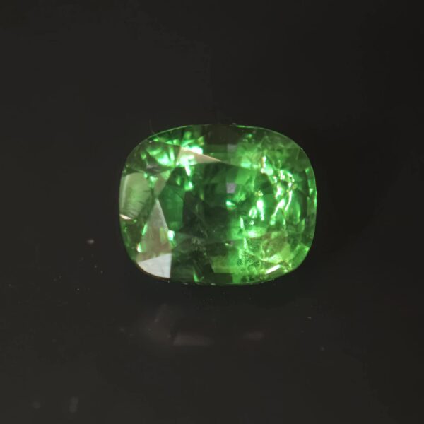 Green Tsavorite Garnet 2.30ct Cushion - Tanzania