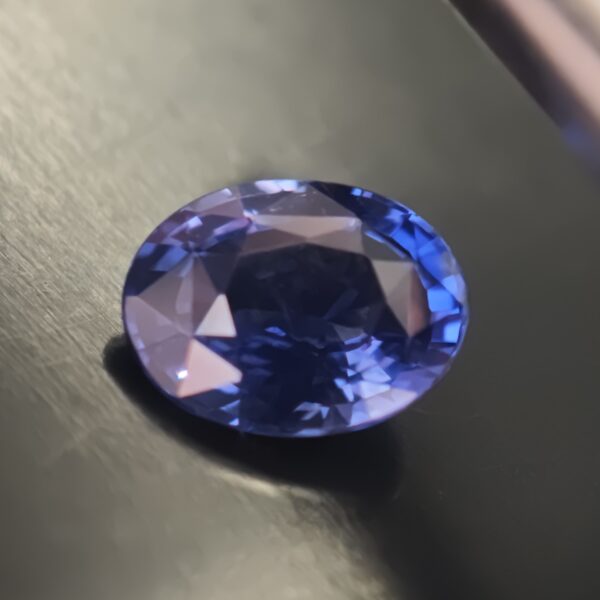Unheated Blue Sapphire 1.56ct Oval - Sri Lanka