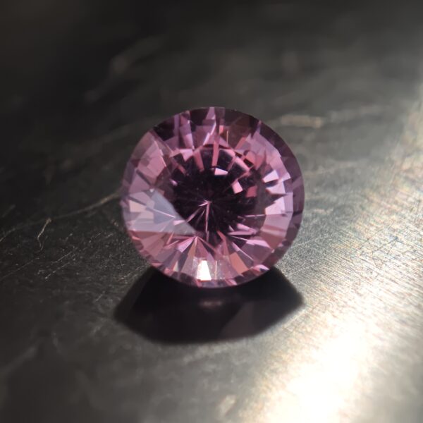 Violetish Pink Spinel 2.10ct Round From Tanzania