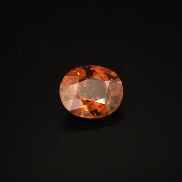 Brownish Orange Zircon 14.91ct Oval - Cambodia