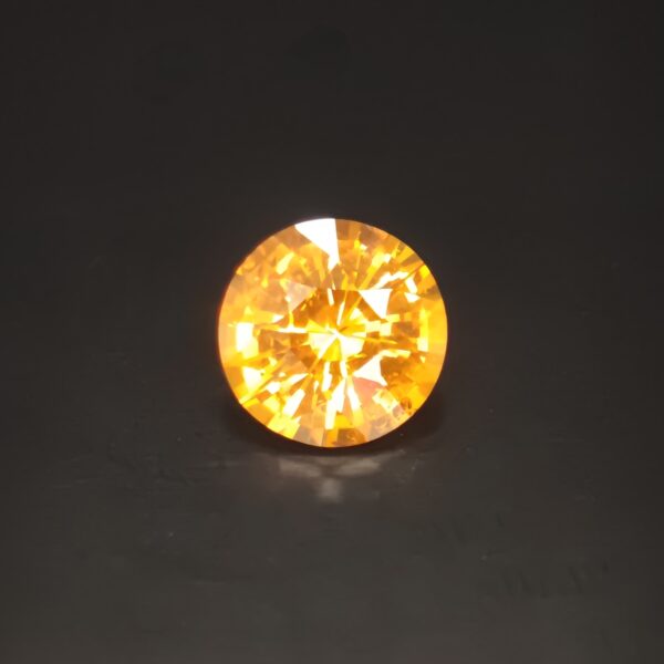 Vibrant Yellow Sapphire 1.65ct Round - Sri Lanka