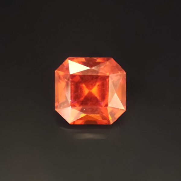 Orange Hessonite Garnet 9.88ct Octagon Tanzania