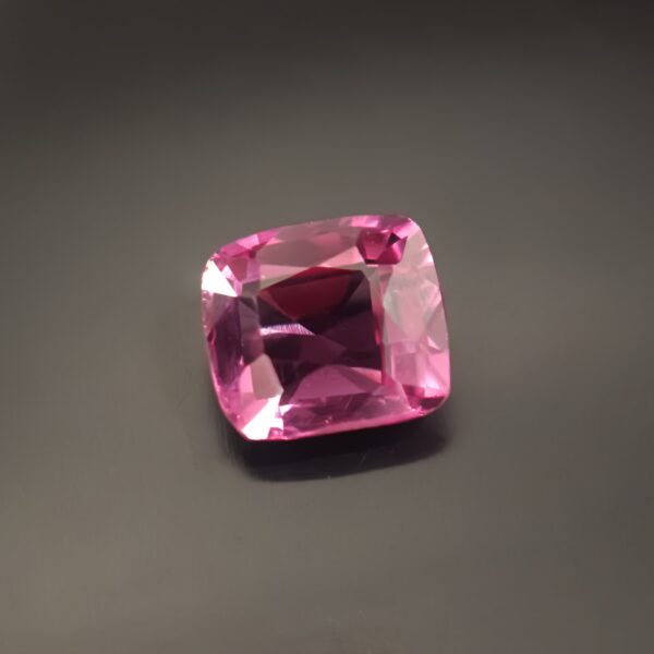 Pinkish Purple Rhodolite Garnet 3.68ct Cushion