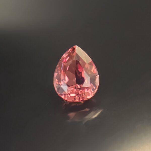 Rubellite Pink Tourmaline 4.63ct Pear Madagascar