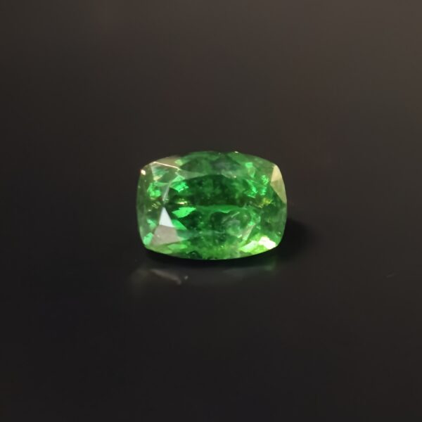 Green Tsavorite Garnet 1.30ct Cushion - Tanzania