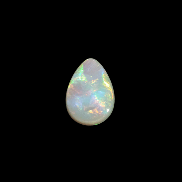Grey Play Of Colors Opal 4.47ct Pear - Australia