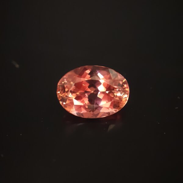Vivid Pink Tourmaline 5.52ct Oval From Zambia