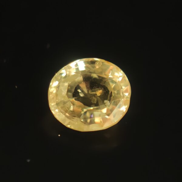 Unheated Lemon Sapphire 2.11ct Oval - Sri Lanka