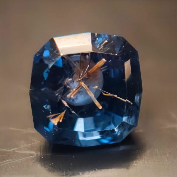 Dark Blue Rutilated Spinel 2.46ct - Madagascar