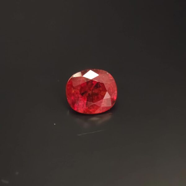 Orange Clinohumite 2.47ct Cushion - Tajikistan