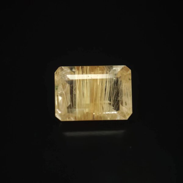 Golden Rutilated Quartz 6.25ct Octagon - Myanmar