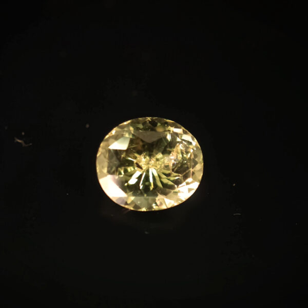 Yellowish Green Kornerupine 2.91ct Oval Myanmar