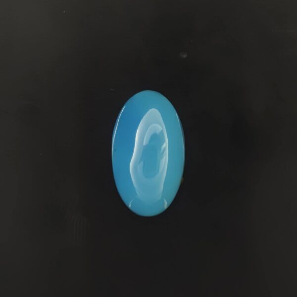 No Matrix Turquoise 6.57ct Oval From Iran