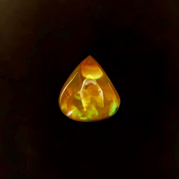 Orange Play of Color Opal 2.98ct From Ethiopia