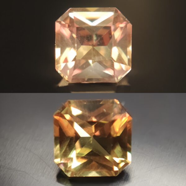 Green To Brown Diaspore Zultanite 4.87ct Turkey