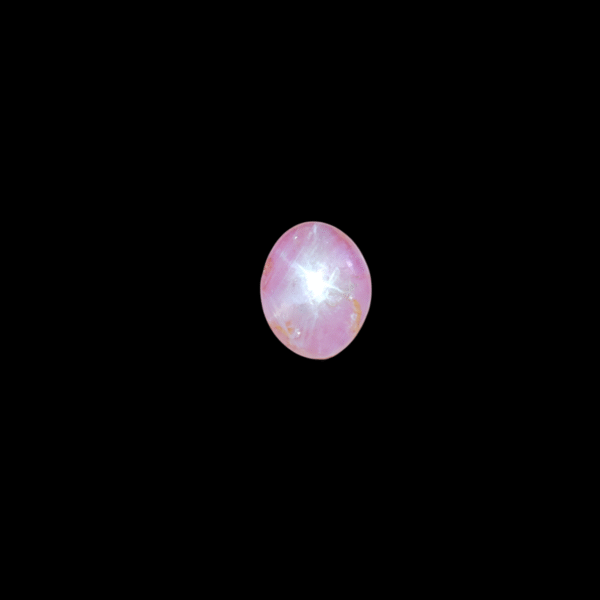 Pink Star Sapphire 4.31ct Oval From Sri Lanka