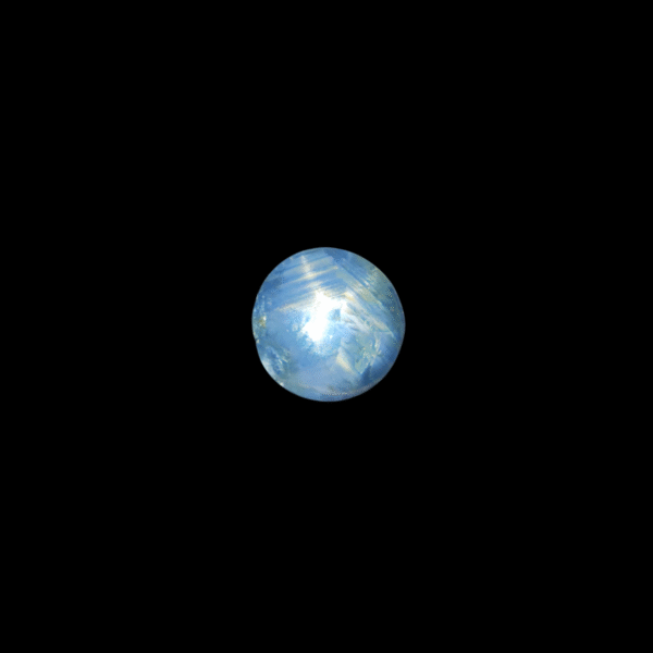 Blue Star Sapphire 3.73ct Round From Myanmar