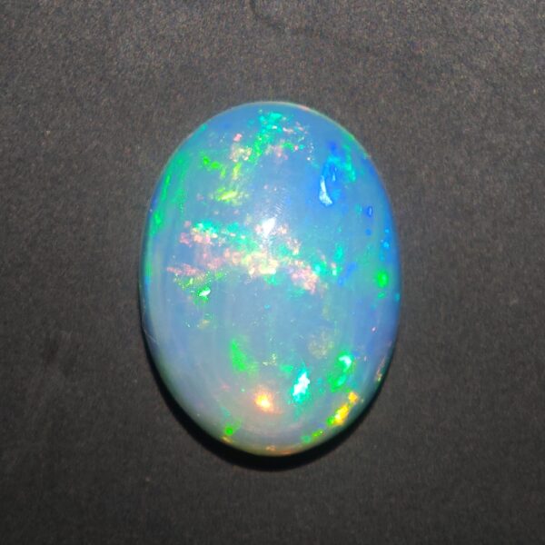 Blue Play Of Color Opal 3.76ct From Ethiopia